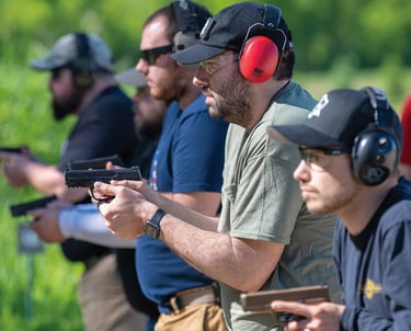 Firearms training, pistol training