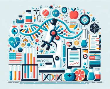 a medical device with a medical theme