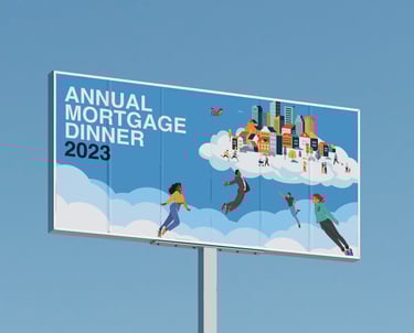 mockup of an event poster