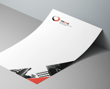 a branded letterhead