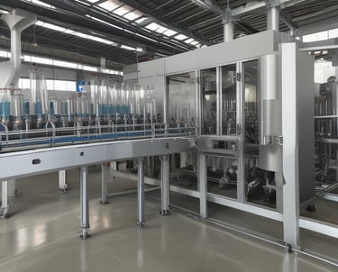 A state-of-the-art spray booth designed for efficient coating processes.