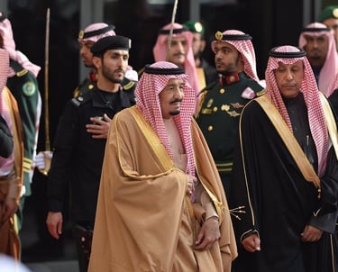 Rey Salmán Bin Abdulaziz de Arabia Saudita en el Colegio árabe de México