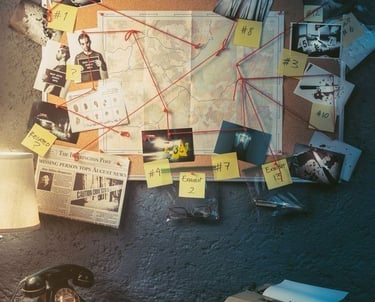 a desk with a typewriter and a typewriter