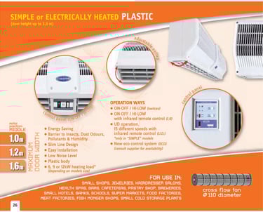 Olefini Air curtains