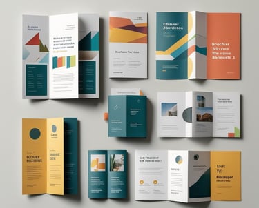 folleteria, triptico, diptico, color