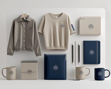 merch para eventos remeras, cuadernos, tazas, credenciales, carpetas personalizados