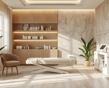 Compact HIFU treatment setup suitable for home-based skin clinics and small studios