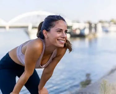Happy Women after going for a jog, post massage recovery in wollongong