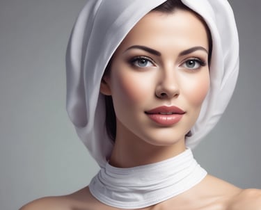 woman in black blazer with brown hair