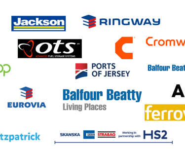 Pro Earth customers shown as collection of logos