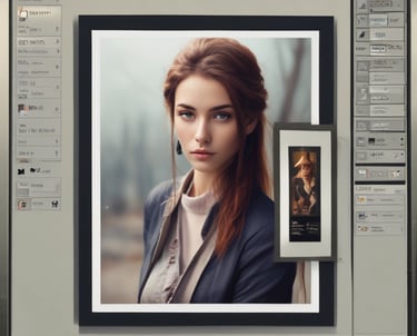 The image features a piece of industrial equipment, specifically a conveyor belt system with an angled section for transporting items. It includes a motorized control unit and support structure with metal components.