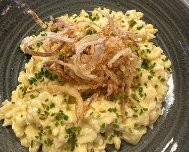 Käsespätzle - Mittagstisch im hausgemacht by Klink-Eberhard