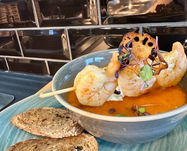 Garnele mit Tomatensuppe - Mittagstisch im hausgemacht by Klink-Eberhard