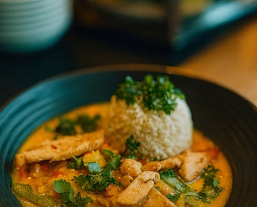 Thai Curry mit Reis - Mittagstisch im hausgemacht by Klink-Eberhard