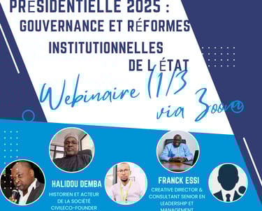 Webinaire IRES – Gouvernance & Réforme de l’État : comprendre les enjeux clés des Présidentielles 20
