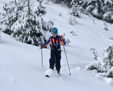 ski petite céüse hiver neige
