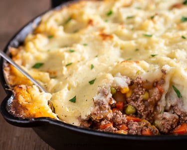 thm casserole dish made with freeze dried food