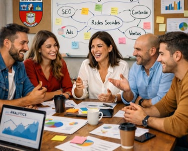 Equipo de agencia de marketing en Cantabria