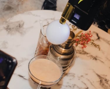 Gims - Soirée privé - Lingui Yo- Coffee - Coffee cocktails -Coffee Mixology - Bulle Flavour blaster 