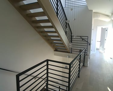 Interior Metal Railings and Stair Rails