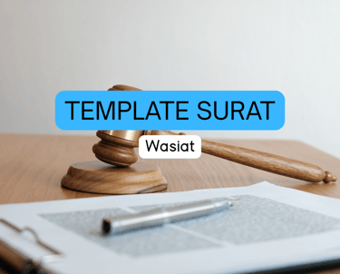 Template Surat Wasiat