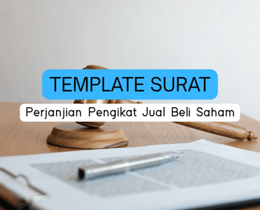 Template Surat Perjanjian Pengikat Jual Beli Saham