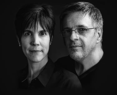 Founders of EVO Space & Studio, Mónica and Diego – creative visionaries based in Johns Creek, North 
