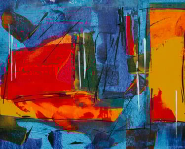 Contemporary art gallery at EVO Space, Johns Creek exhibition venue