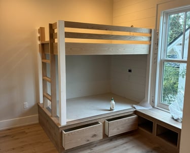 Custom Bunkbed White Oak 