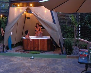 Cabaña con jacuzzi en San Miguel de Allende.