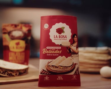 Comercial Harina para baleadas LA ROSA