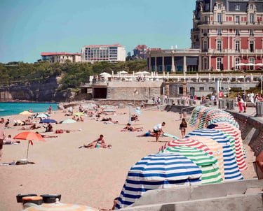 Visite guidée pédestre Biarritz la grande plage