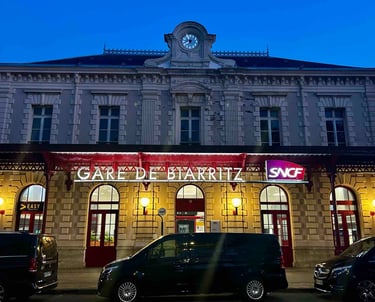 Gare de Biarritz transferts VTC taxi