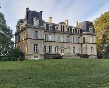Historic French château restored with traditional craftsmanship