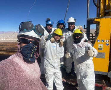 Equipo operativo de perforación Diamantina en entornos hostiles