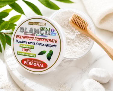 Blancodent natural organic edible tooth powder