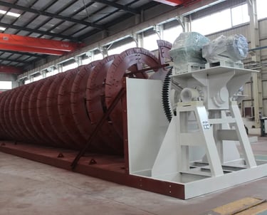 Mining Spiral Classifier for antimony ore processing plant, stibnite beneficiation plant, antimony dressing plant