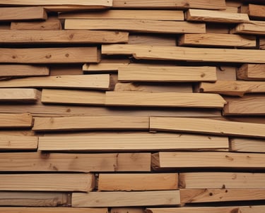 A small wooden table or bench model with a simple design, placed on a plain light gray background. The focus is clear on the structure and details of the woodwork.