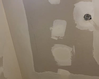 Drywall repair.