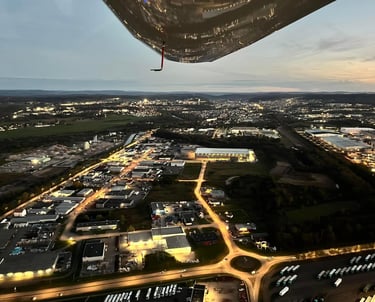 Besançon à la limite de la nuit aéronautique