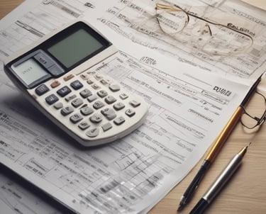 An image illustrating income tax services.