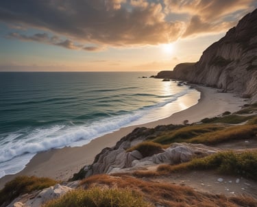 Experienced sailors navigating a sailboat through gentle waves under a clear sky.