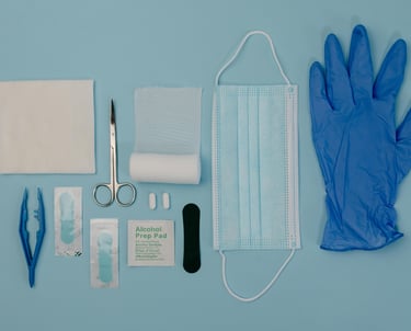 AuriHeal Medical Medic First Aids Kit bandages