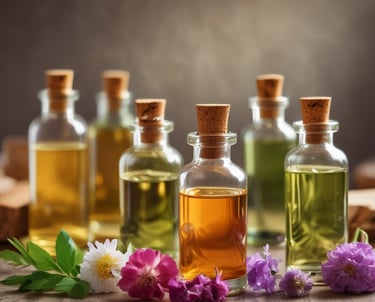 A luxurious Swedish massage setting with soft lighting.