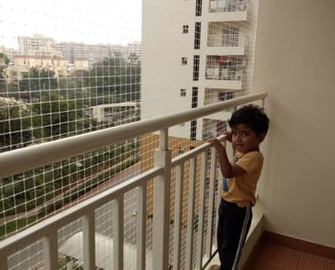 Balcony safety nets in bangalore