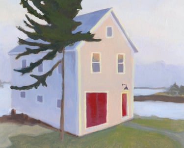 Companionable Pair - Painting by Michelle Darwin
