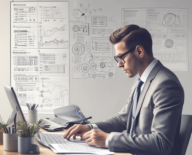 A black and white market setting with several people lined up at a food stall decorated with the word 'Bienvenidos'. The stall offers Mexican cuisine with items like tacos and breakfast burritos visible on signs. Industrial light fixtures hang from the ceiling, and there are various signs and menus displayed.