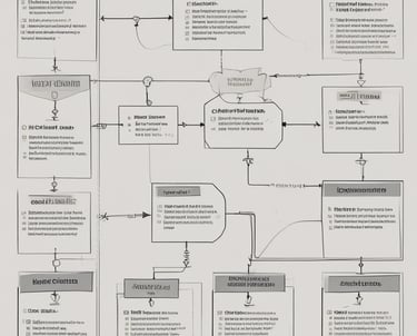 A man is standing in a workshop or industrial setting, interacting with a large piece of machinery or equipment. He is holding a keyboard and appears to be concentrating on the work at hand. The environment looks clean and organized, with various wires and components visible around him.