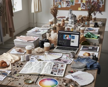 Fashion trend research by Cavity Studios identifying global design movements and seasonal style dire