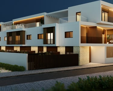 a modern house with a modern design